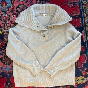 Massimo Dutti Beige Sweater with Shawl Collar
Size L